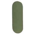 thumbnail image 1 of Colonial Mills Rug RV69R028X084 Reversible Flat-Braid Oval Braided Runner  Moss Green - 2 ft. 4 in. x 7 ft., 1 of 1