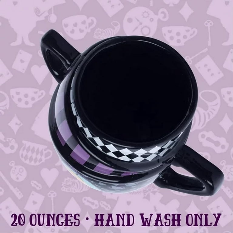 Silver Buffalo Alice in Wonderland Ceramic Coffee Mug, 20 oz, 3D Sculpted  Teacup Design - Walmart.com