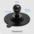thumbnail image 6 of Secure 17mm Ballhead Aluminum Alloy Suction Cup Mount for Sports Cameras Multi Surfaces Strong Adhesive Base, 6 of 8