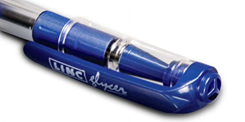Linc Glycer (0.6 mm) Ball Pen, Blue, 15 pcs school home office use