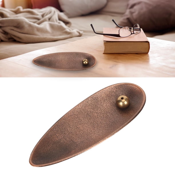 Soporte para Varitas de Incienso Quemador de Incienso de Barco de Hoja de Metal Placa Quemadora de Incienso de Hoja para Meditación en el Hogar Yoga Spa Oficina Templo ANGGREK Otros