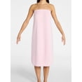 thumbnail image 4 of Lissome Women's Ultra Soft Stretch Knit Strapless Snap Closure Bath Wrap, Sizes S-3X, 4 of 4