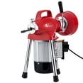 thumbnail image 2 of M optimized Drain Cleaner Machine with 66FT x 5/8" & 16FT x 3/8" Steel Cables, 6 Cutters, Electric Sewer Snake Drain Auger, 500w Power Drain Cleaner Machine, Auto Feed Pipe Snake for 3/4" to 4" Pipes, 2 of 6