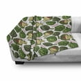 thumbnail image 3 of Artichoke Soft Flannel Fleece Throw Blanket, Hand Drawn Super Food with Vibrant Colors Cooking Inspired Art, Cozy Plush for Indoor and Outdoor Use, 70" x 90", Hunter Green Fern Green, by Ambesonne, 3 of 6