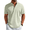 Light Green, variant on COOFANDY T-Shirts for Men Summer Henley Shirts Casual Button Down Shirts