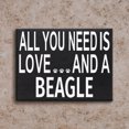 thumbnail image 6 of JennyGems Beagle Gifts for Women, Beagle Sign, All You Need Is Love and a Beagle, 8x6 Inch Wood Sign, Beagle Mom, Beagle Decor, Beagle Dog Lovers, American Made, 6 of 10