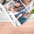 thumbnail image 6 of Fathers Day Personalised Gifts from Daughter Custom Blankets with Photos and Text Multiple Colors Sizes Soft Flannel Gifts for Men Birthday Gifts for Dad, 6 of 6