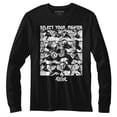 thumbnail image 1 of Street Fighter Video Arcade Game Select Screen Adult Long Sleeve T-Shirt Tee, 1 of 2