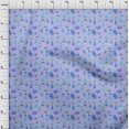 thumbnail image 4 of oneOone Silk Tabby Light Blue Fabric Autumn Sewing Material Print Fabric By The Yard 42 Inch Wide, 4 of 4