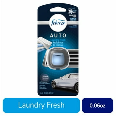 2X-Febreze Laundry Fresh AUTO Odor-Eliminating Car Freshener Vent Clip - 0.06 oz