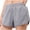 Gray, variant on Staron Summer Shorts for Women Casual Sports Loose Pocket Shorts with Bandage, Green XL