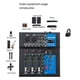 thumbnail image 5 of DJ Audio Mixer 4 Channel Sound Mixing Console with USB MP3 Jack 12V Power for Computer Recording an, 5 of 5