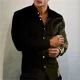 thumbnail image 1 of Nueva camisa de manga larga para hombre con botones tipo polo con estampado 3D de alta calidad y diseño de moda para fiestas sociales 2024, 1 of 6