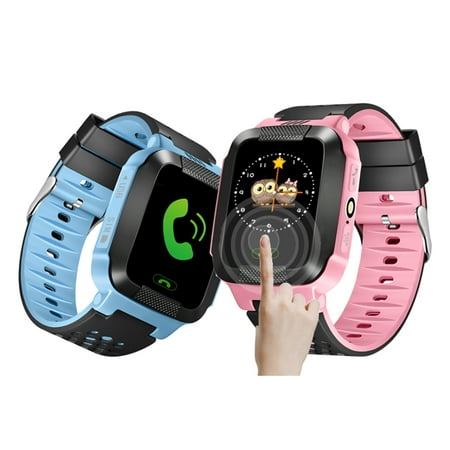 Smart Watch For Kids With Camera GPS Flash Night Light Touch Screen Anti-lost Alarm Compatible For IOS (Best Smartwatch Under 50 2019)