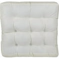 thumbnail image 4 of Klear Vu Gripper Non-Slip Floor Cushions for Adults, Extra Thick Square Meditation Pillow, Ideal for Yoga, Seating or Lounging, 21"x21", 1 Count, Ivory, 4 of 6