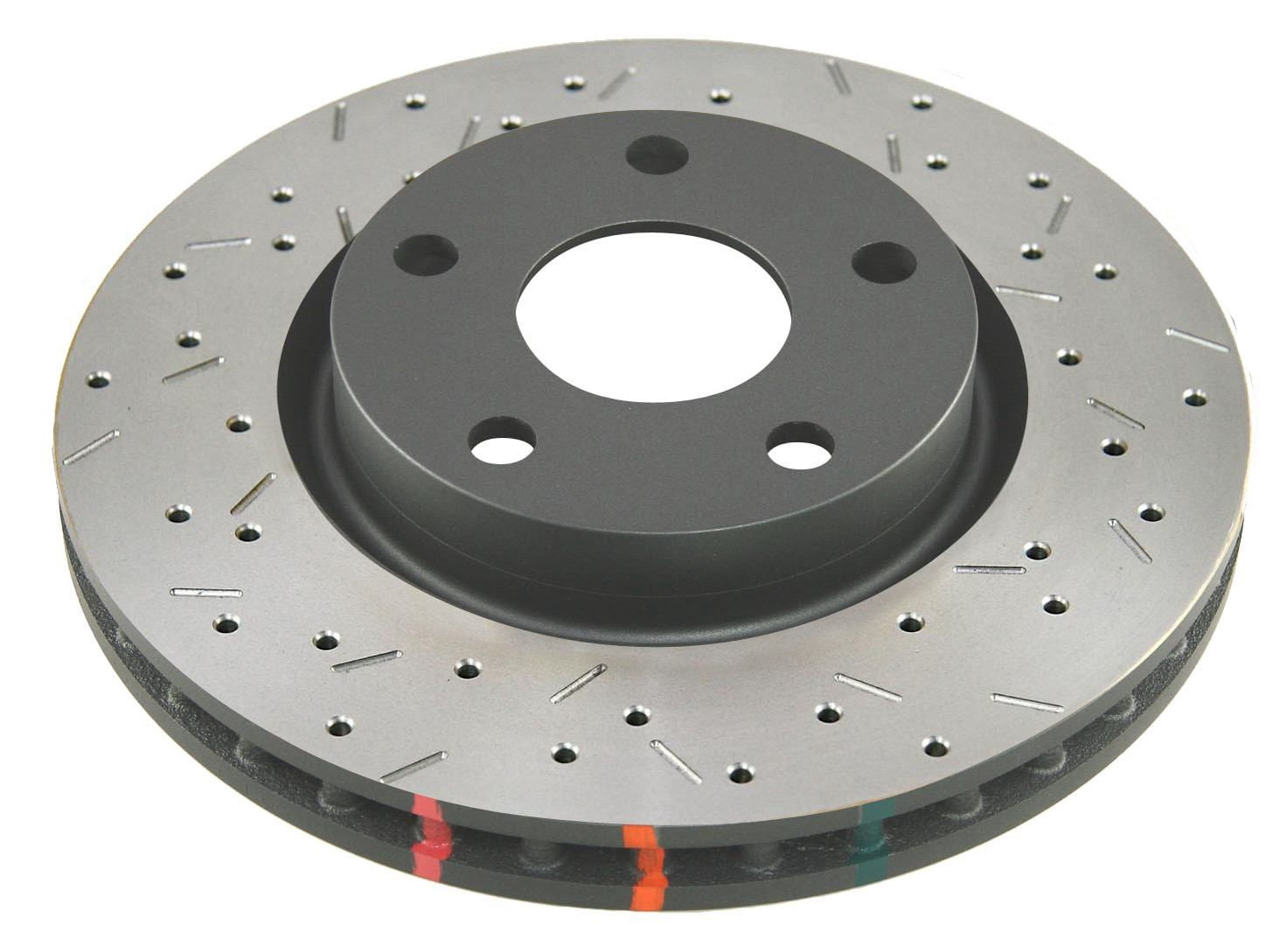 DBA 05-10 Mustang GT/ 11+ V6 Front Drilled & Slotted 4000 Series Rotor Fits select: 2011-2014 FORD MUSTANG, 2005-2010 FORD MUSTANG GT