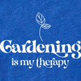 thumbnail image 2 of CafePress - Gardening Is My Therapy - Cute Infant Baby Football Bodysuit, 2 of 3
