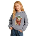 thumbnail image 4 of Gyujnb Youth Hoodie Shaggy Cow Print Cool Warm Versatile Pullover for Daily Casual Outings (Toddler, Big Boys),11-12 Years, 4 of 7