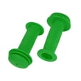 thumbnail image 1 of Cubiertas de empuñaduras de manillar de bicicleta Unique Bargains de 95 mm de largo, ligeras, protector de extremo de bicicleta, verde, 1 par, 1 of 6