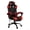 Black & Red, variant on Frovlni Ergonomic Gaming Chair with Footrest for Adults, Height Adjustable High Back Reclining PU Leather Office Chair with Headrest and Lumbar Support, Black & Red