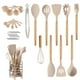 thumbnail image 1 of Juego de utensilios de cocina Hecef 32 piezas silicona grado alimenticio con soporte, 1 of 11