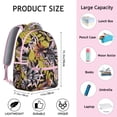 thumbnail image 6 of Hawaii Tropical Wind Palm Leaves Backpack: Large Capacity Durable Daypack for High School & College Students, Lightweight Laptop Bookbag, Perfect Gift for Commute, 6 of 6