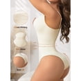 thumbnail image 6 of Athlemo Women Workout Romper Yoga Ribbed Square Neck One Piece Seamless Tank Top Bodysuit, 6 of 8