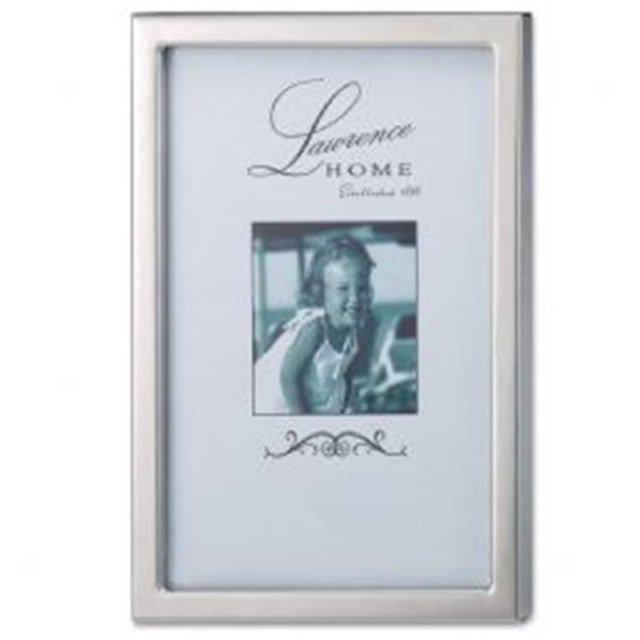 LawrenceFrames Cadre Photo Standard 4 x 6 Po, Argent