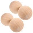 thumbnail image 3 of SHISUYAN Bocce Balls Light Yellow Traditional Bocce Game Carnival 4Pcs 2.8In, 3 of 9