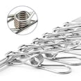thumbnail image 3 of 50 Pack Clothes Peg. Stainless Steelclip Pin Set For Clothes Sock Hanger. Daily, 3 of 5