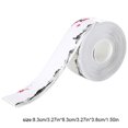 thumbnail image 2 of Tira de sellado de pared acrílica Cinta de sellado adhesiva impermeable Cinta de reparación de inodoros de baño, Tipo 4 Advancent HA7326-04B, 2 of 6