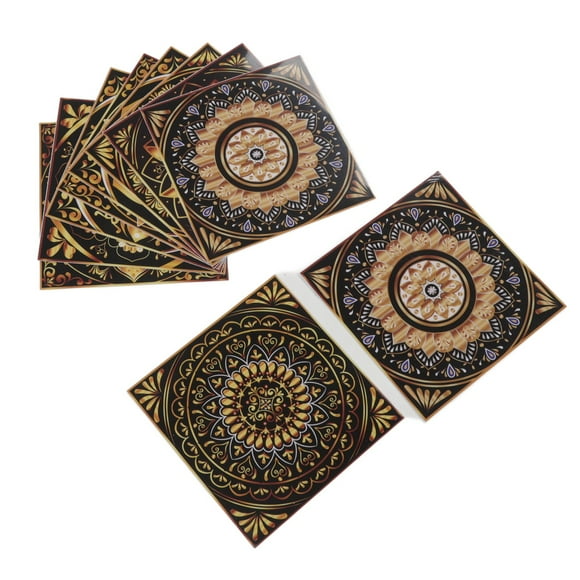 Etiqueta engomada impermeable del azulejo, etiqueta engomada del azulejo de 10 piezas Calcomanías impermeables del azulejo Etiqueta engomada del azulejo confiable y duradero