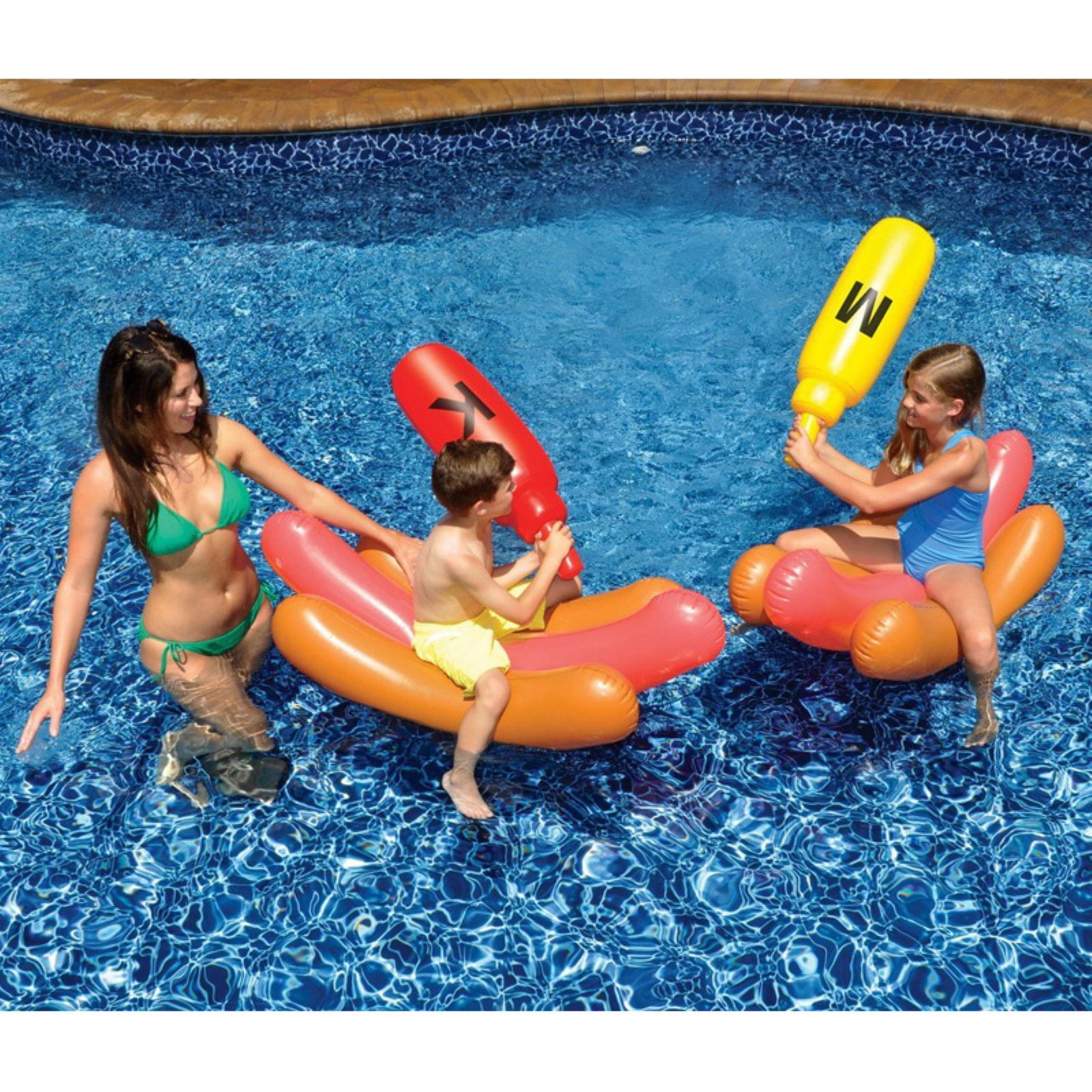 Swimline Hotdog Battle Pool Floats by Swimline