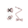 thumbnail image 2 of INSPIRE CHIC Men's Jacquard Adjustable Strap Pre-tied Bow Ties for Elegant Wedding Pink, 2 of 4