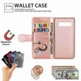 thumbnail image 3 of Galaxy S10 5G Case, Dteck [Drop Protection] Wallet [Slim Fit] Case [Card Slots] Stand Flip Cover [Magnetic Closure] For Samsung Galaxy S10 5G S105G -Rosegold, 3 of 8
