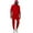 67#Red, variant on Men's Tracksuit 2 Piece Autumn Winter Casual Solid Jogger Sport Gym Pockets Sweatsuit Long Sleeve Hoodies and Sweatpant Set