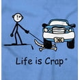 thumbnail image 2 of Parked Car Dog Unlucky Sad Pet Owner Men's Graphic T Shirt Tees Brisco Brands L, 2 of 6