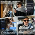 thumbnail image 5 of SUWU Smart Glasses with AI,Bluetooth Glasses with 110+ Translation,Smart Glasses for Men&Woman,Multifunctional Bluetooth Glasses for Men (Black), 5 of 8