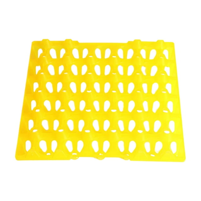 Bandeja para 3 huevos, contenedor para almacenar huevos, apilable, para transportar o Amarillo