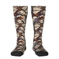 thumbnail image 2 of Lsque Vector Butterflies Printed Crew Socks Men's Women's LightWeight Thin Casual Calf Socks ,Knee High Socks,Cotton Socks, 2 of 9