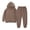 Khaki, variant on Lovskoo 2Pcs Outfits Kids Boys Girls Hoodies Tracksuit Sweatsuits Sports Long Sleeve Pullover Sweatshirt and Sweatpants Fall Suit Outwear Baby Winter Clothes Pink