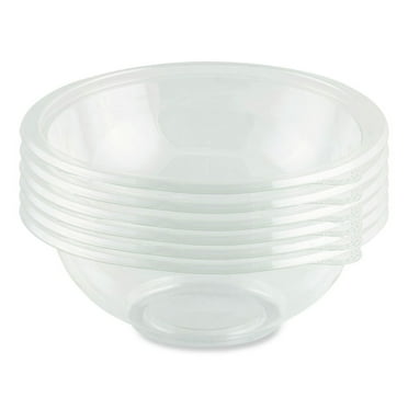 Anchor 4400246 7 in. x 2.56 in. 24 oz. Crystal Classics Plastic Bowl - Clear (150/Carton)