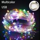 thumbnail image 1 of Luces de hadas impermeables LED USB plateadas de 1M 5M 10M Gao Jiahui unisex, 1 of 2