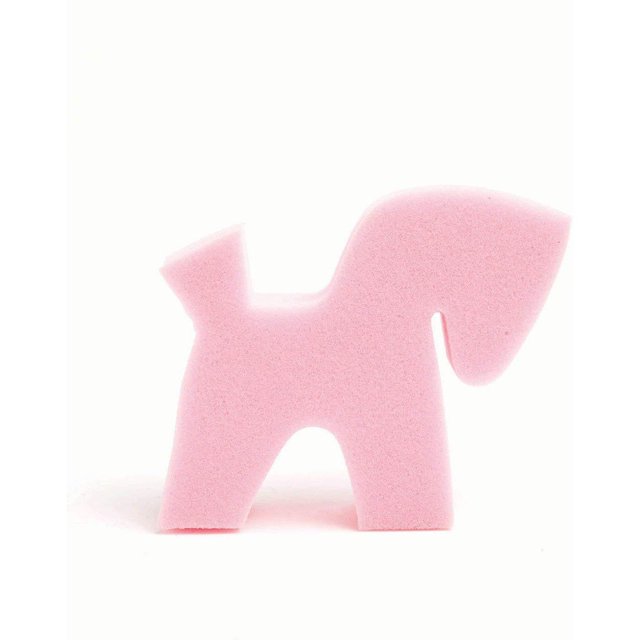 Roma - Esponja con forma de pony para caballos (Rosa)