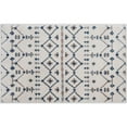 thumbnail image 3 of Madison Transitional 2' x 3' Cream and Navy Polypropylene Indoor Area Rug, 3 of 9