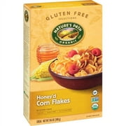 Nature's Path Organic Gluten Free Selections Honey'd Corn Flakes Cereal, 10.6 oz, (Pack of 12)