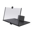 thumbnail image 2 of Latrodar Phone Screen Magnifier Stereoscopic Amplifying Desktop 10Inch Bracket Elaborately Made Black 9.6x7.6 Inch Home Essentials, 2 of 2