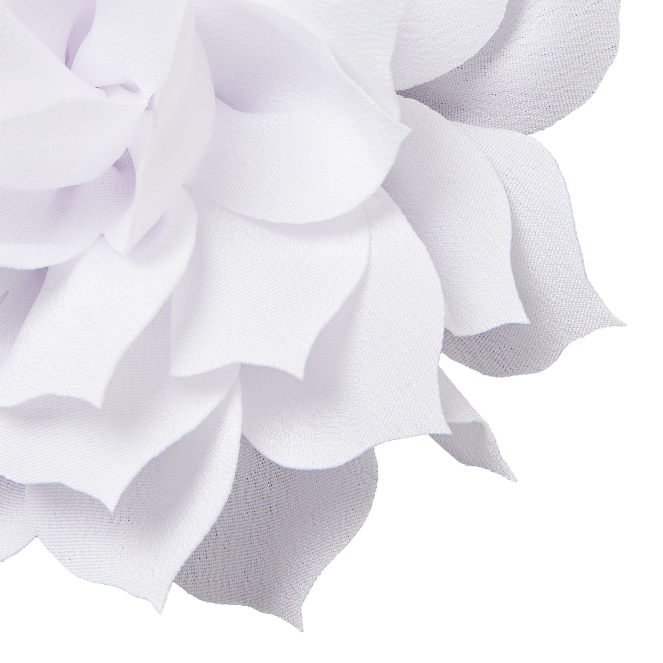 Offray Accessories, White 4 1/2 inch Lotus Flower great for