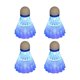 thumbnail image 4 of 4 Pelotas de Bádminton Luminosas de Plástico Espumado con Luz LED para Deportes, Juego de Bádminton Azul, 4 of 5