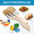 thumbnail image 3 of TEHAUX 24Pcs Chip Brushes For Painting And Cleaning With Wood Handle, 3 of 7